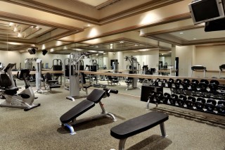 Weight room at Red Lion Denver Southeast Fitness Center