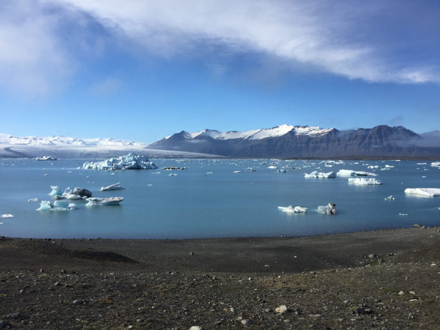 Fjallsárlón glacial lagoon in Iceland